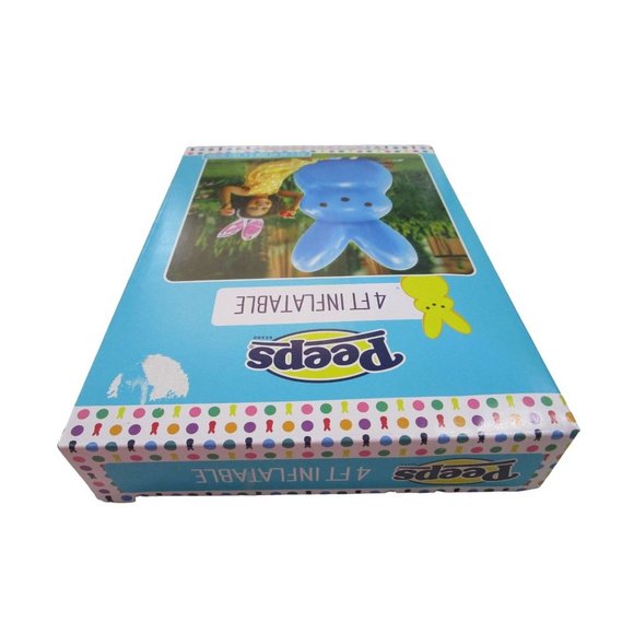 Classic Peep Blue 4ft Inflatable Easter Bunny New In Box - Picture 7 of 12